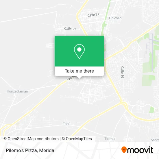 Pilemo's Pizza map