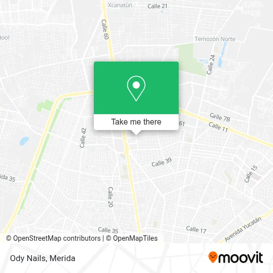 Ody Nails map