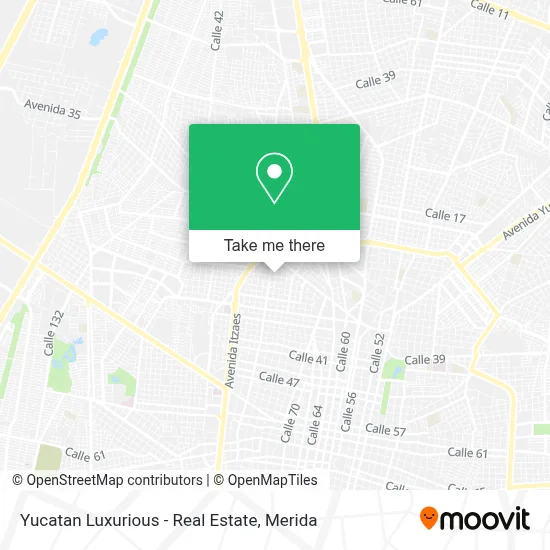 Yucatan Luxurious - Real Estate map