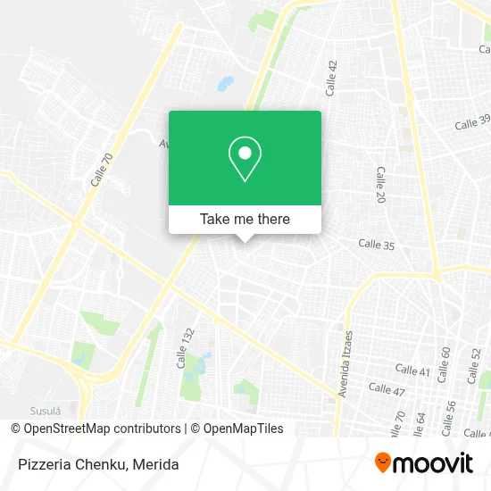 Pizzeria  Chenku map