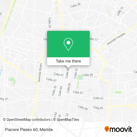 Piacere Paseo 60 map