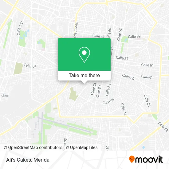 Ali's Cakes map