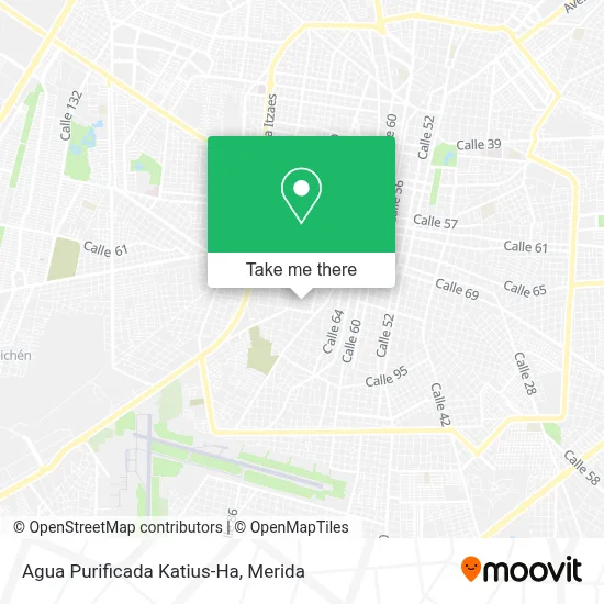 Agua Purificada Katius-Ha map