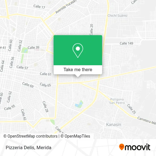 Pizzeria Delis map