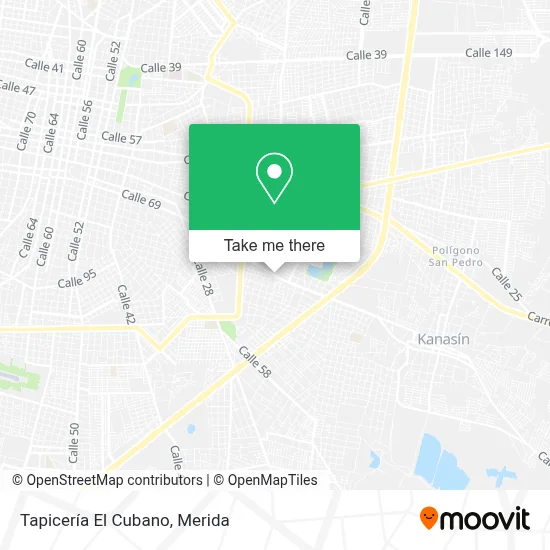 Tapicería El Cubano map