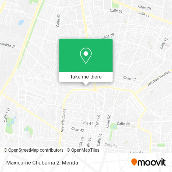 Maxicarne Chuburna 2 map