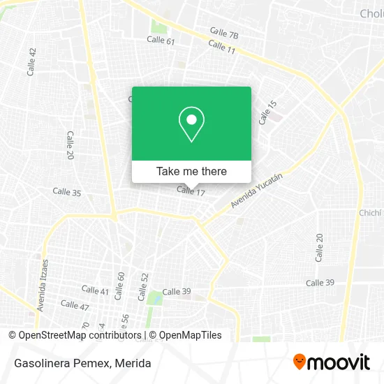Gasolinera Pemex map