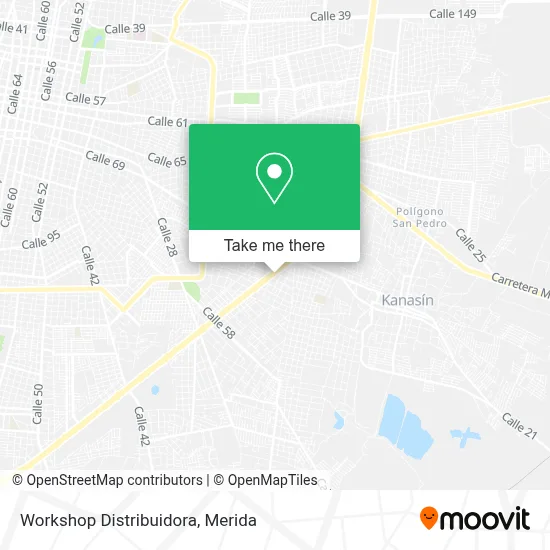 Workshop Distribuidora map