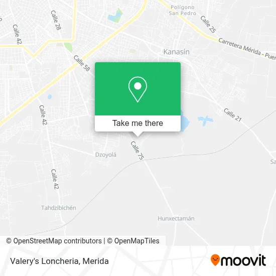Valery's Loncheria map