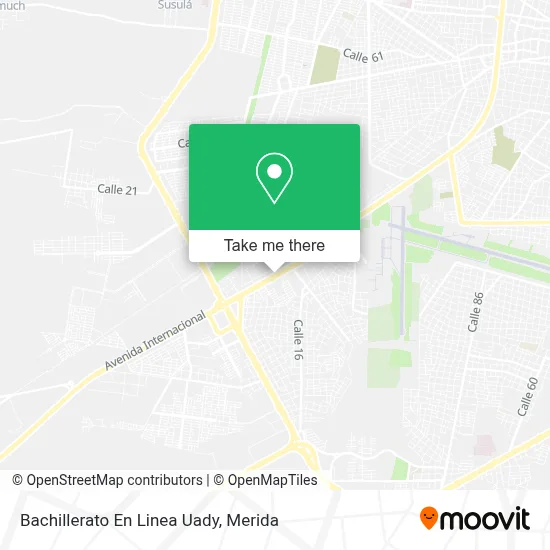 Bachillerato En Linea Uady map
