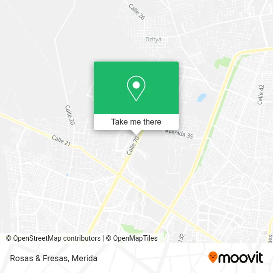 Rosas & Fresas map