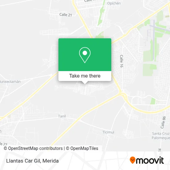 Llantas Car Gil map