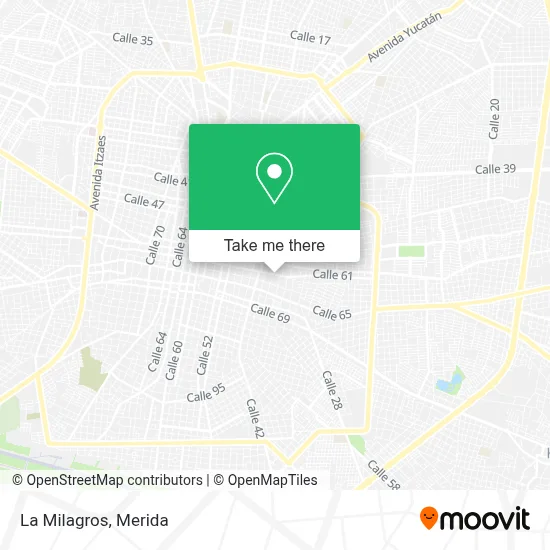 La Milagros map