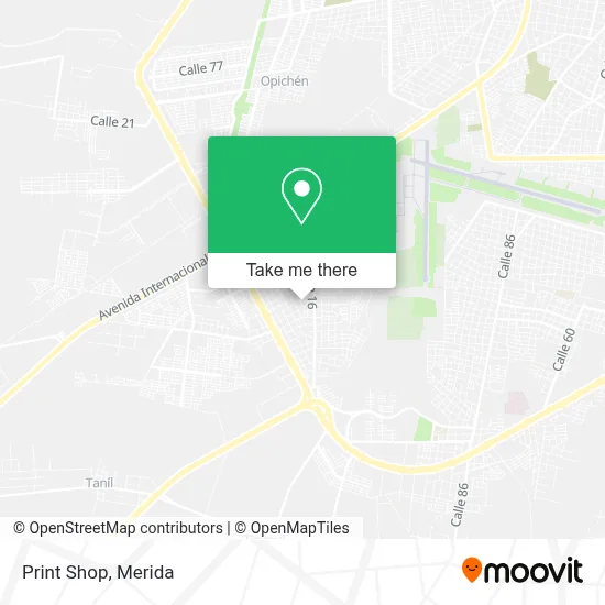 Print Shop map