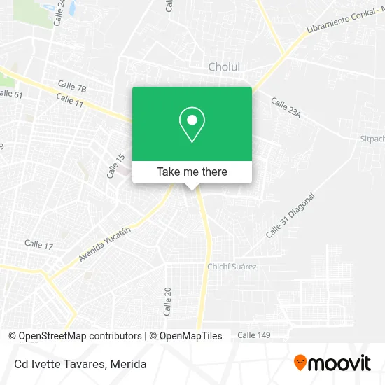 Cd Ivette Tavares map