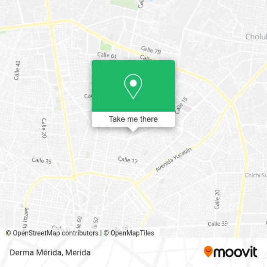 Derma Mérida map