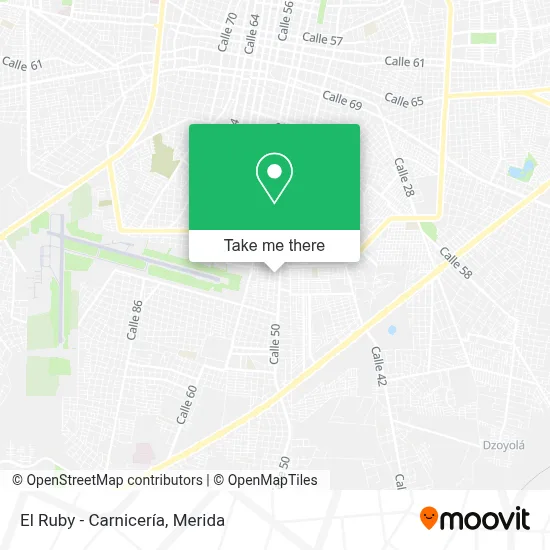 El Ruby - Carnicería map