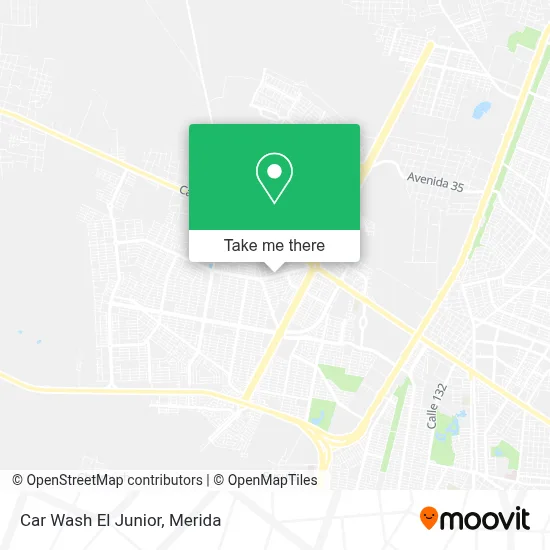 Car Wash El Junior map