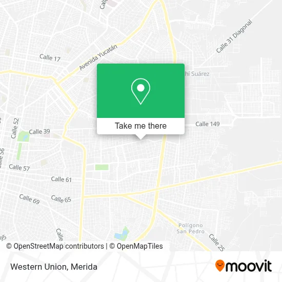 Western Union map
