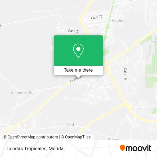 Tiendas Tropicales map