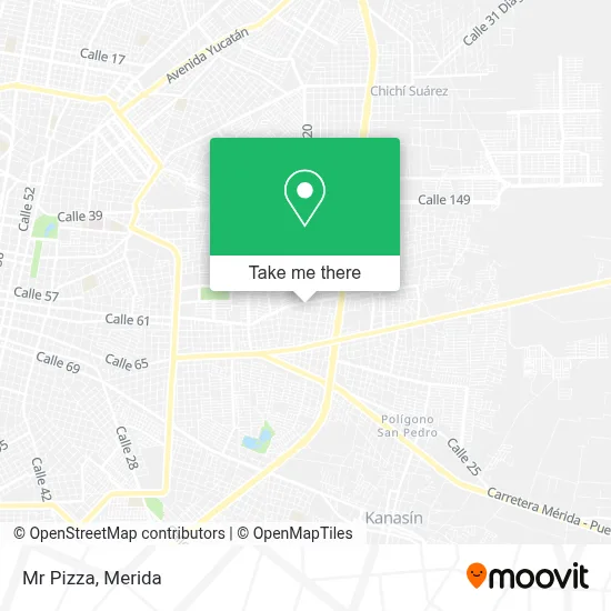 Mr Pizza map