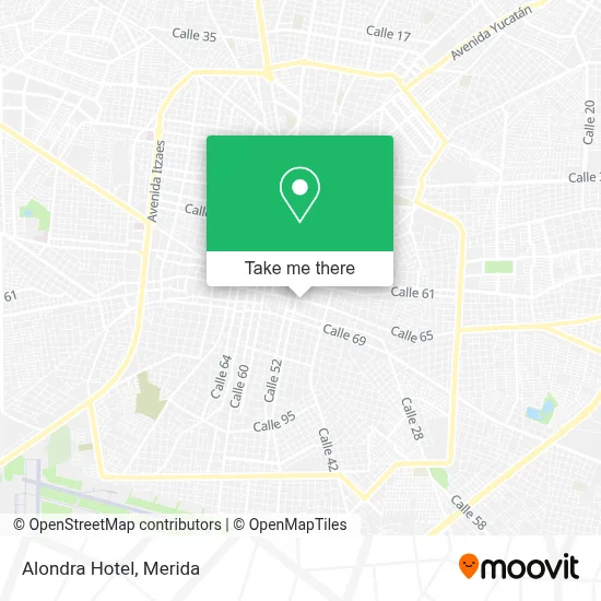 Alondra Hotel map
