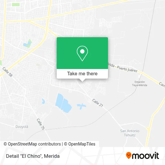 Detail "El Chino" map