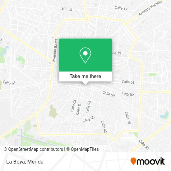 La Boya map