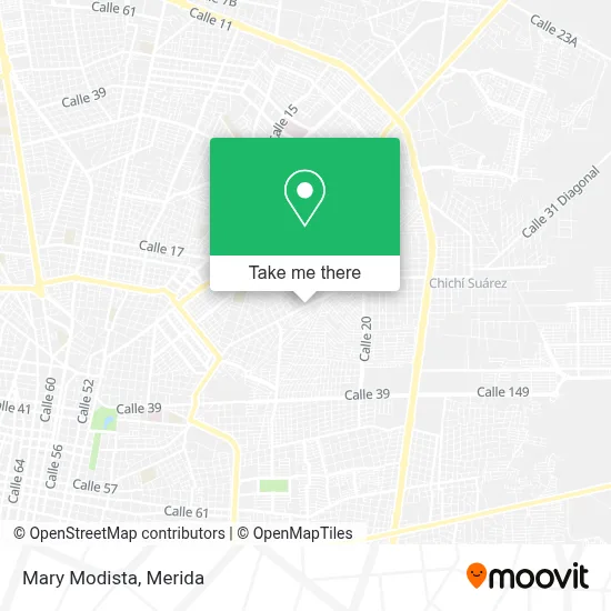 Mary Modista map