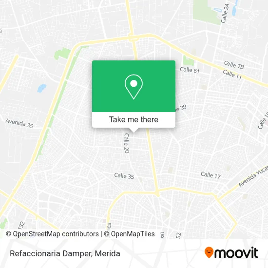 Refaccionaria Damper map