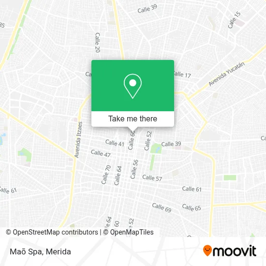 Maō Spa map
