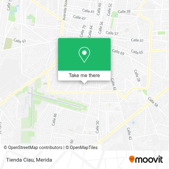 Tienda Ciau map