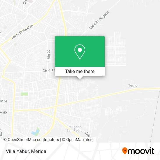 Villa Yabur map
