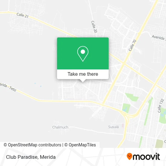 Club Paradise map