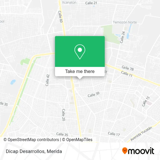 Dicap Desarrollos map
