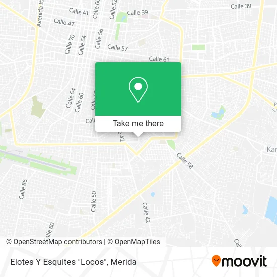 Elotes Y Esquites "Locos" map
