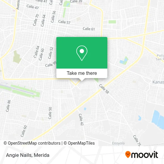 Angie Nails map