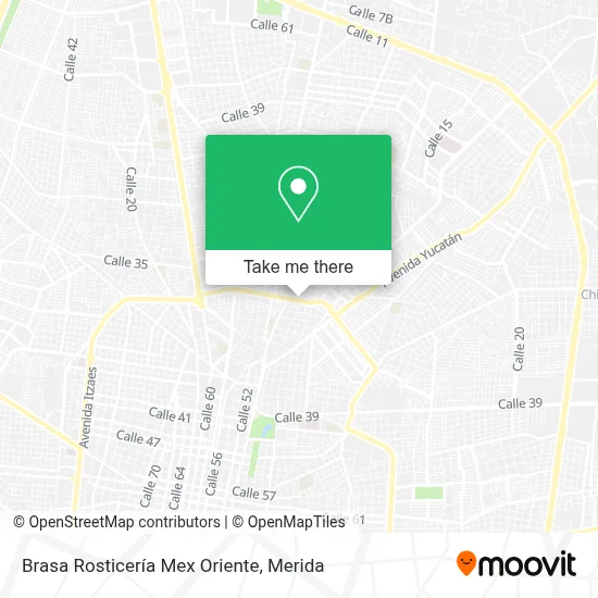 Brasa Rosticería Mex Oriente map