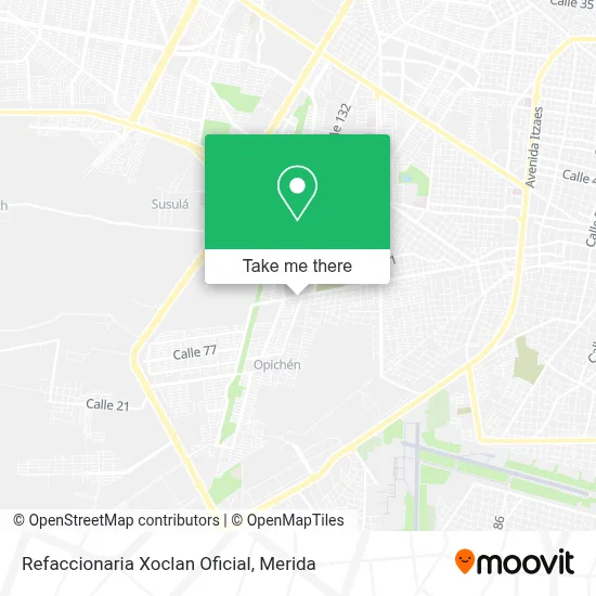 Refaccionaria Xoclan Oficial map