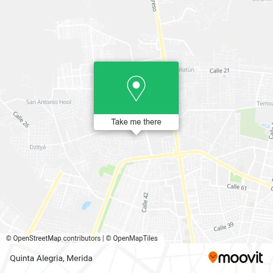 Quinta Alegria map