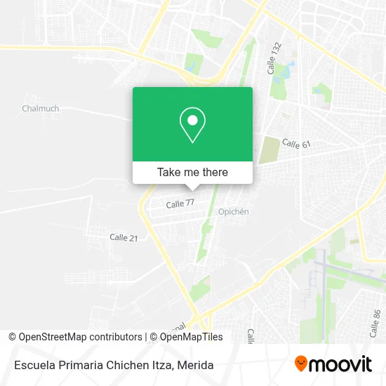 Mapa de Escuela Primaria Chichen Itza