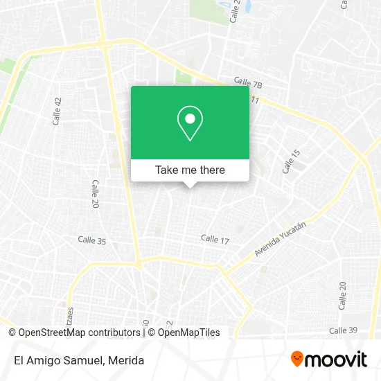 El Amigo Samuel map