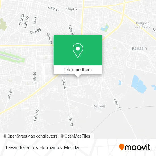 Lavandería Los Hermanos map
