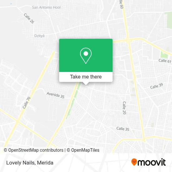 Lovely Nails map