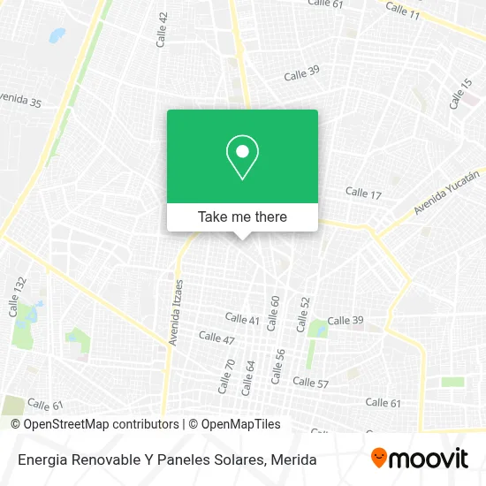 Energia Renovable Y Paneles Solares map