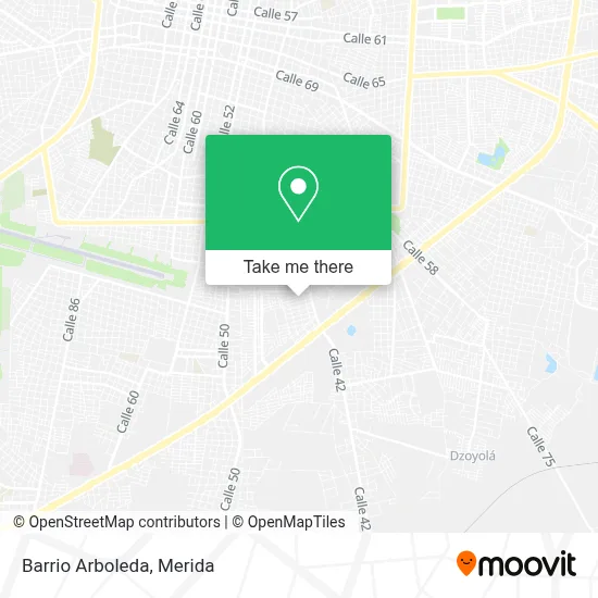 Barrio Arboleda map