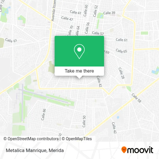 Metalica Manrique map