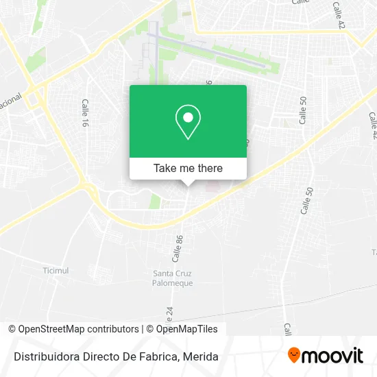 Distribuidora Directo De Fabrica map