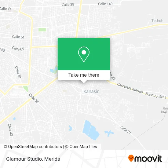 Glamour Studio map