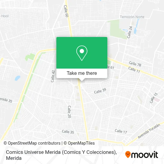 Comics Universe Merida (Comics Y Colecciones) map